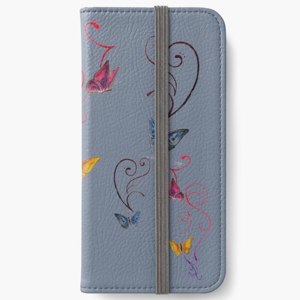 Schmetterlinge iPhone Flip-Case