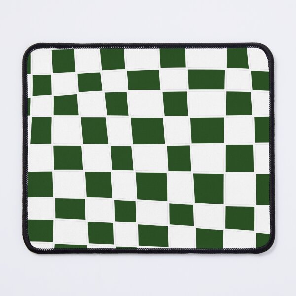 Item preview, estampado de cuadrados irregulares en blanco y verde  designed and sold by ArtKar.