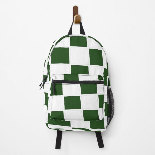 Item preview, estampado de cuadrados irregulares en blanco y verde  designed and sold by ArtKar.