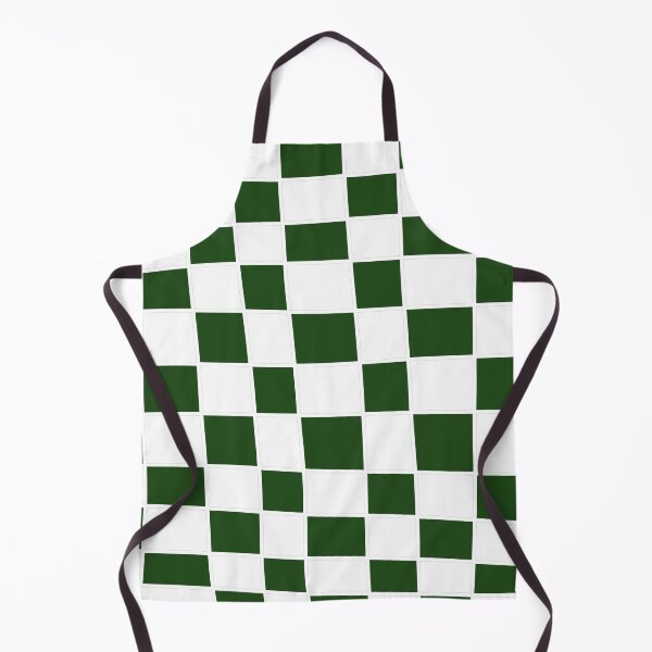 Item preview, estampado de cuadrados irregulares en blanco y verde  designed and sold by ArtKar.