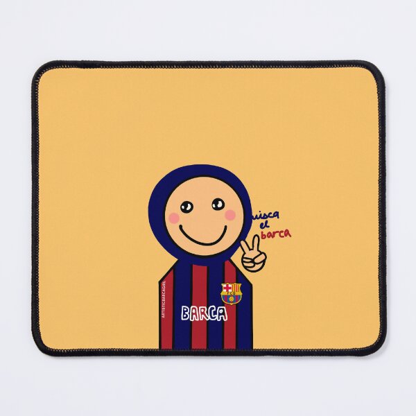 Item preview, Football soccer fcbarcelona girl cartoon doodle  designed and sold by artistbarcagirl.