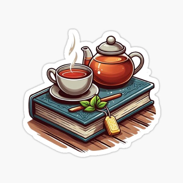 Item preview, Cute book sticker designed and sold by bookica.