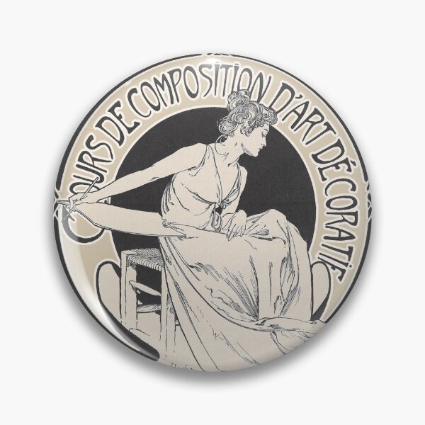 Item preview, Atelier Mucha, Original Program cover (1897), by Alphonse Mucha. HIGH DEFINITION designed and sold by MINDTHECHERRY.
