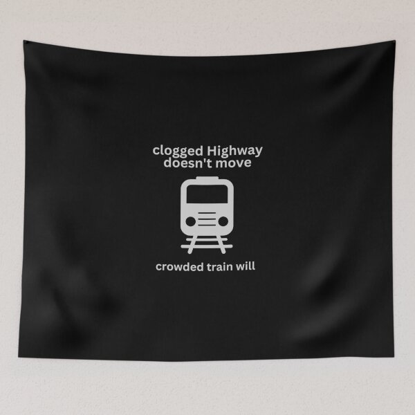 Item preview, a clogged Highway doesn't move, crowded train will designed and sold by onum2018.