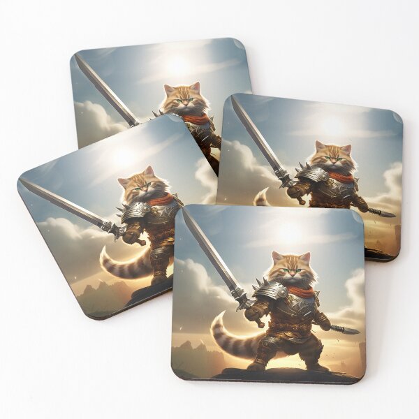 Item preview, Cat warrior designed and sold by DesignVoyagger.
