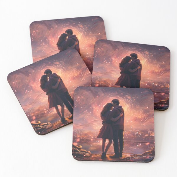 Item preview, Eternal Embrace: Full Shot of Couple in Enchanted Realm designed and sold by hjian8219.