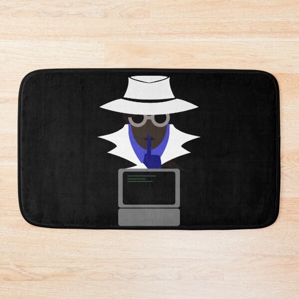 Item preview, Lady White Shush (Afro W/Computer): A Cybersecurity Design designed and sold by McNerdic.