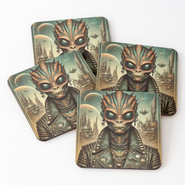 Item preview, Futuristic Steampunk Alien designed and sold by glowarya.
