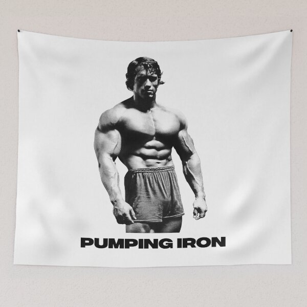 Item preview, Pumping iron Arnold schwarzenegger Fan art. designed and sold by HuzaifaNaveedh.