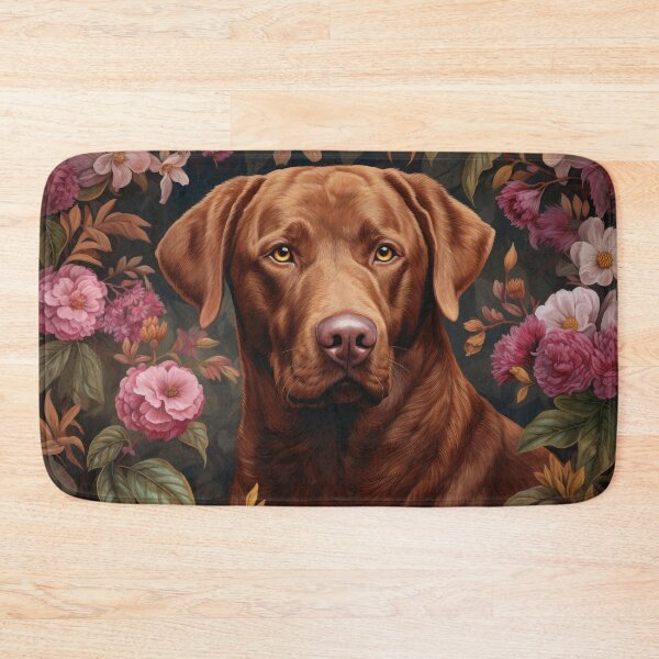 Item preview, Chesapeake Bay Retriever Dog Painting in Vintage Retro Style designed and sold by retriever-dogs.
