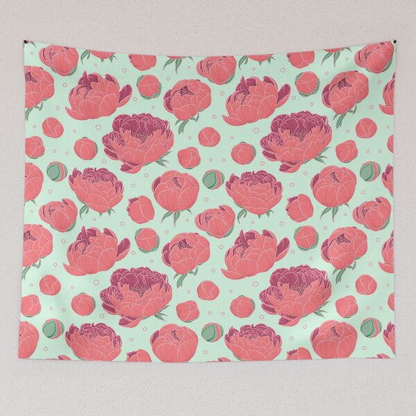 Item preview, Pretty Pink Peonies 4 designed and sold by Against the Current Art.
