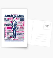The Wise Words of Abed Nadir Postcards