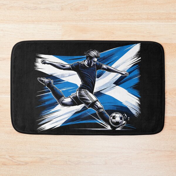 Item preview, Dynamic Scotland Soccer Star in Action - Vector Design designed and sold by SerhiiArt.