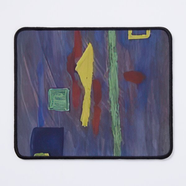Item preview, Barnett Newman - untitled red yellow and green forms on a purple ground designed and sold by MARTART9.