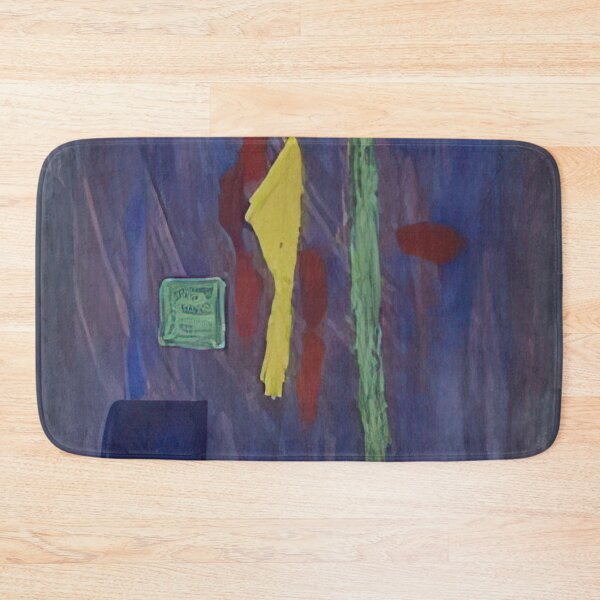 Item preview, Barnett Newman - untitled red yellow and green forms on a purple ground designed and sold by MARTART9.