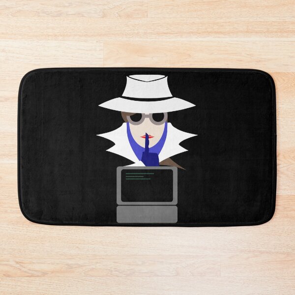 Item preview, Lady White Shush (Cauc W/Computer): A Cybersecurity Design designed and sold by McNerdic.