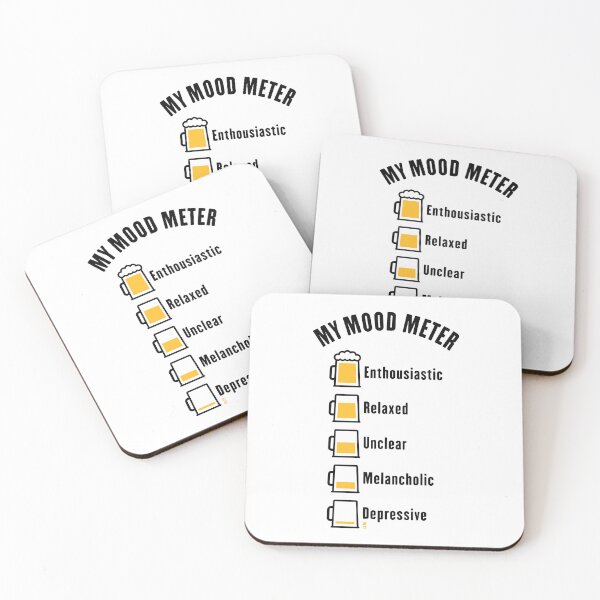 Item preview, My Mood Meter (Beer Drinker / V1 / POS) designed and sold by MrFaulbaum.
