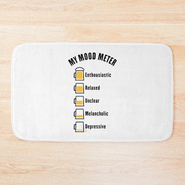 Item preview, My Mood Meter (Beer Drinker / V1 / POS) designed and sold by MrFaulbaum.