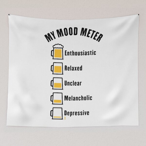 Item preview, My Mood Meter (Beer Drinker / V1 / POS) designed and sold by MrFaulbaum.