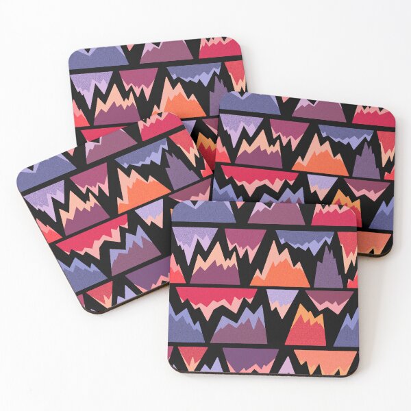 Item preview, Sunset Mountains 2 designed and sold by Against the Current Art.