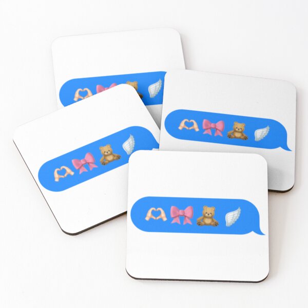 Item preview, Cute emojis text message designed and sold by pinksunsets.