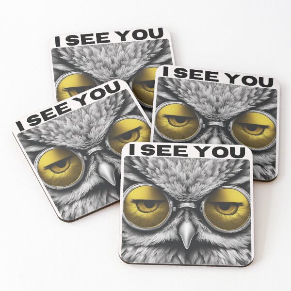 Item preview, Owl with glasses funny design designed and sold by KarakitAI.
