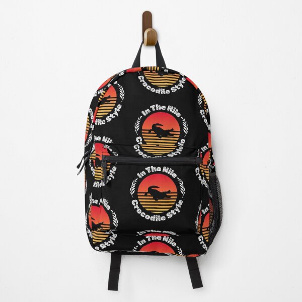 Item preview, crocodile animal alligator cute silhouette reptile retro sunset designed and sold by DesignYourWaystore.