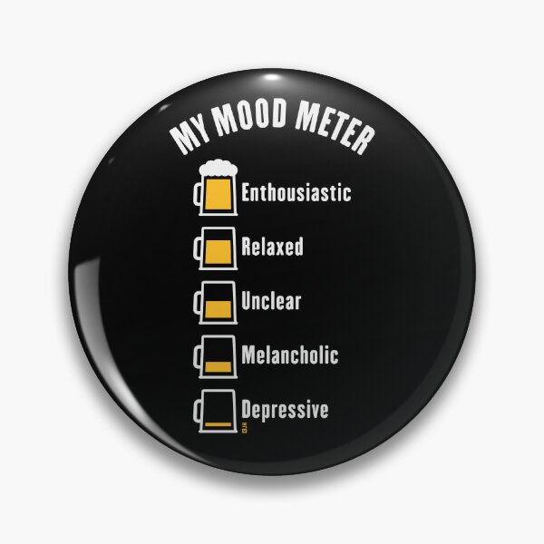 Item preview, My Mood Meter (Beer Drinker / V1 / NEG) designed and sold by MrFaulbaum.