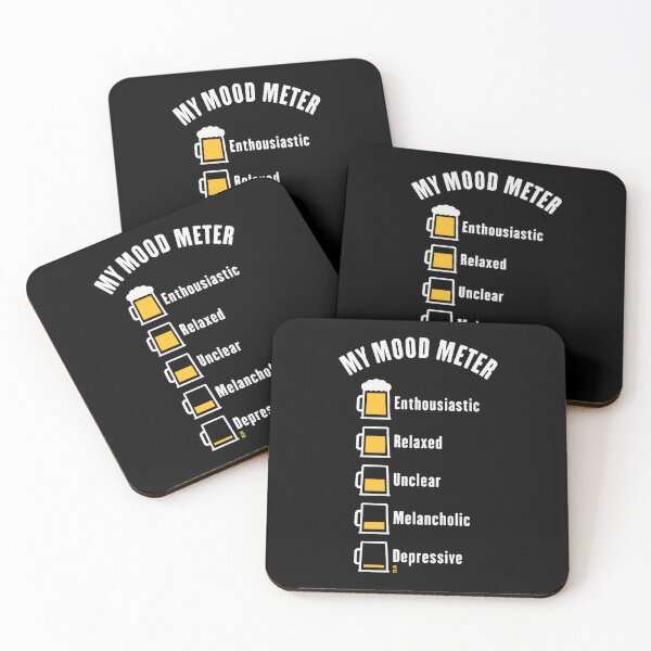 Item preview, My Mood Meter (Beer Drinker / V1 / NEG) designed and sold by MrFaulbaum.