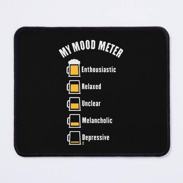 Item preview, My Mood Meter (Beer Drinker / V1 / NEG) designed and sold by MrFaulbaum.