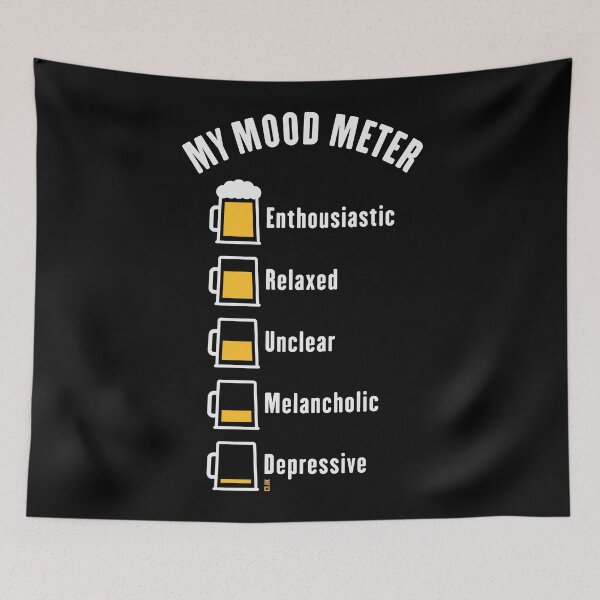 Item preview, My Mood Meter (Beer Drinker / V1 / NEG) designed and sold by MrFaulbaum.
