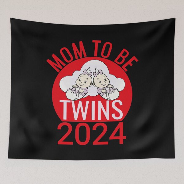 Item preview,  Mom To Be Twins  2024| GIFT FOR MOMS| FIRST TIME MOM| COLORFUL LOVELY STYLYSH MOM TO BE designed and sold by al21ex.