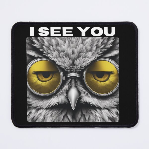 Item preview, Owl with glasses funny design designed and sold by KarakitAI.