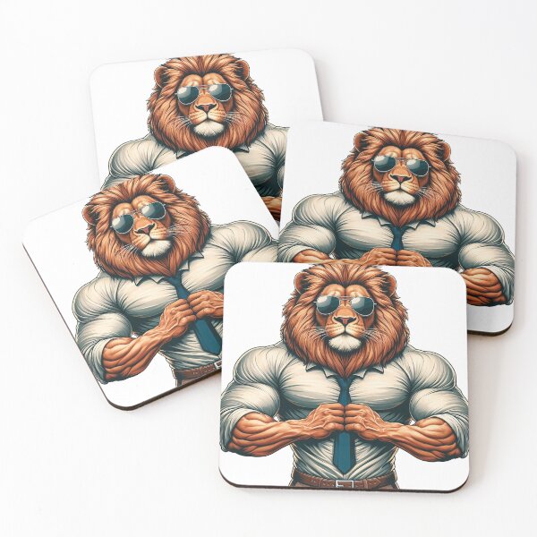 Item preview, Muscled lion designed and sold by ready-made.