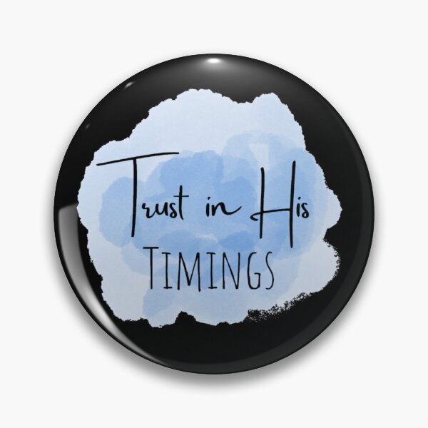 Item preview, Trust in his timings with colourful rainbow and clouds aesthetic images  designed and sold by Crazy-art-land.