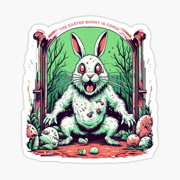 Item preview, Evil Easter Bunny Horror  designed and sold by HolidayBug.