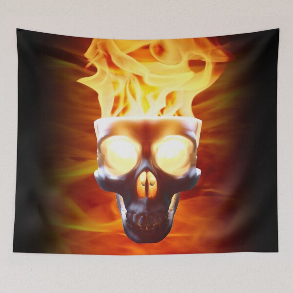 Item preview, Flaming Skull designed and sold by PIX-L-8.