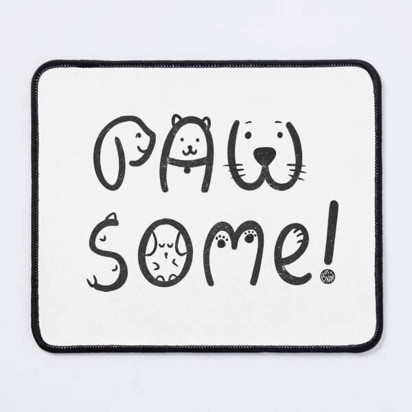 Item preview, PAWSOME Dogs Cats Awesome Amazing Friend Motivational Positive designed and sold by BitsAndNotes.