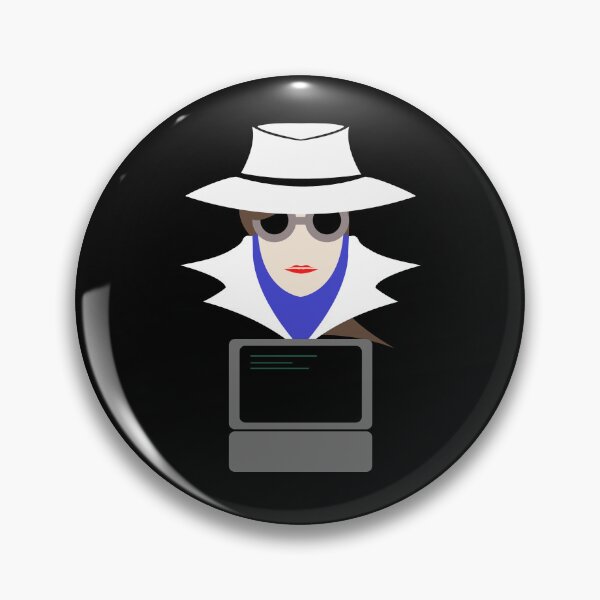 Item preview, Lady White (Cauc W/Computer): A Cybersecurity Design designed and sold by McNerdic.