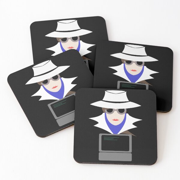 Item preview, Lady White (Cauc W/Computer): A Cybersecurity Design designed and sold by McNerdic.