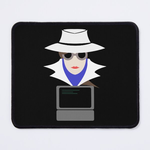 Item preview, Lady White (Cauc W/Computer): A Cybersecurity Design designed and sold by McNerdic.