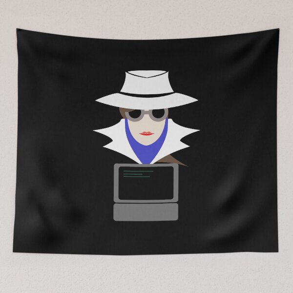 Item preview, Lady White (Cauc W/Computer): A Cybersecurity Design designed and sold by McNerdic.