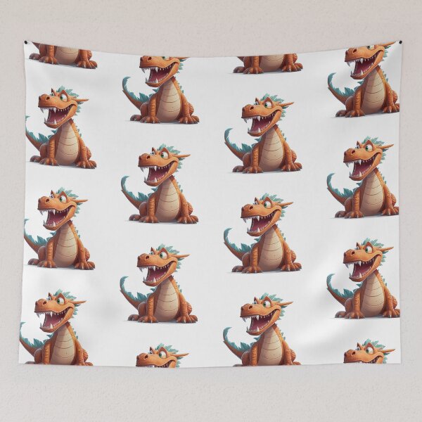 Item preview, Happy smiling small dragon designed and sold by GoodThings66.