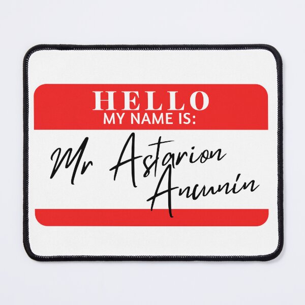 Item preview, Hello, my name is Mr Astarion Ancunin designed and sold by AdhdPunk.
