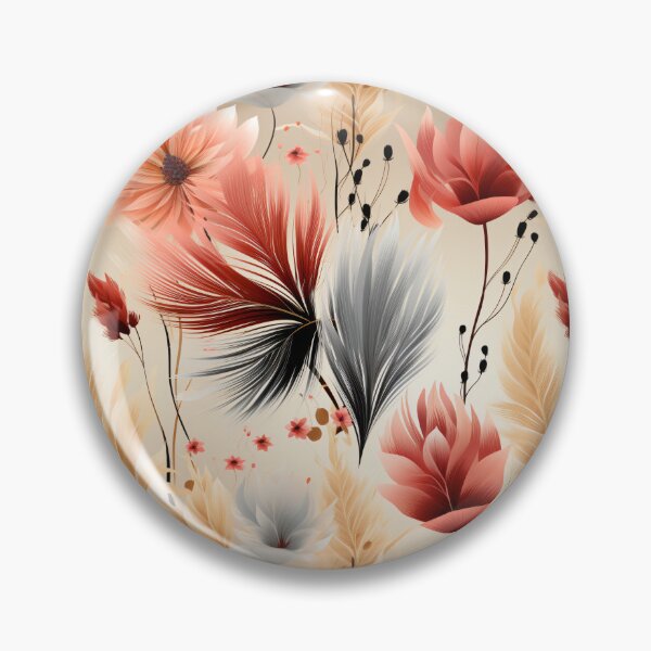 Item preview, Bohemian pattern incorporating bird feathers and dream designed and sold by cozycrafts3.