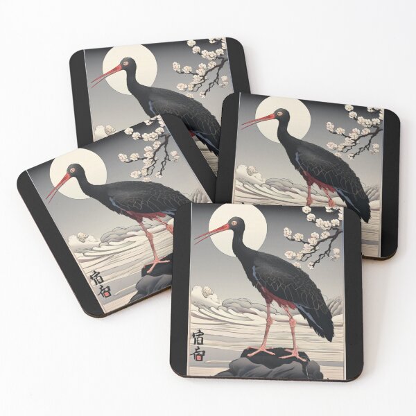 Item preview, black stork designed and sold by EuropeanPrints.