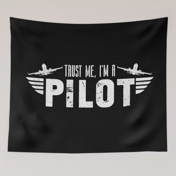 Item preview, Trust Me, I'm a Pilot  designed and sold by Sir Meow Meow.