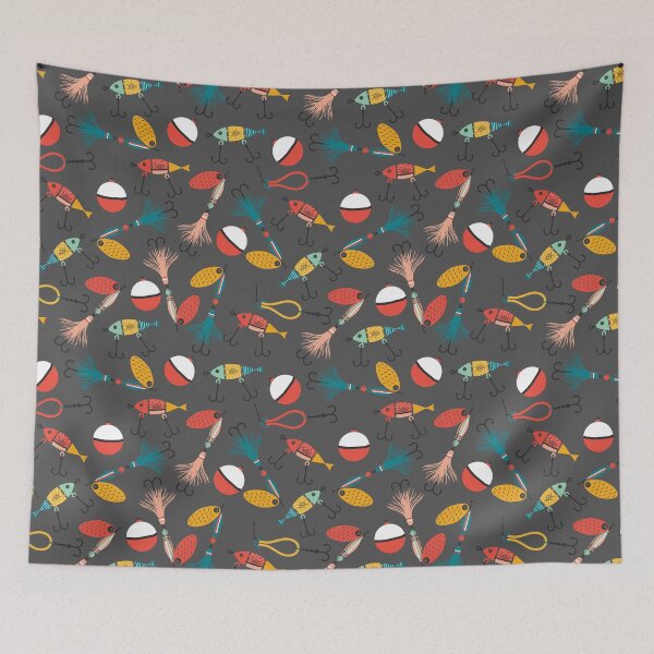 Item preview, Fishing Lures Pattern F09 designed and sold by BeebooDesign.