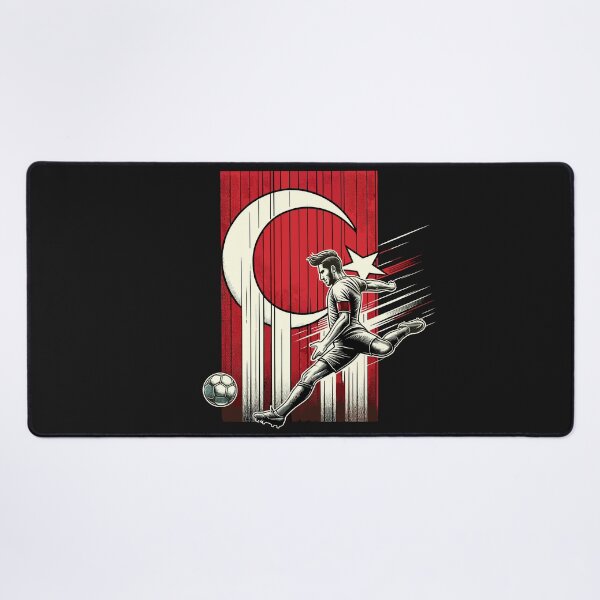 Item preview, Dynamic Turkey Soccer Star in Action - Vector Design designed and sold by SerhiiArt.