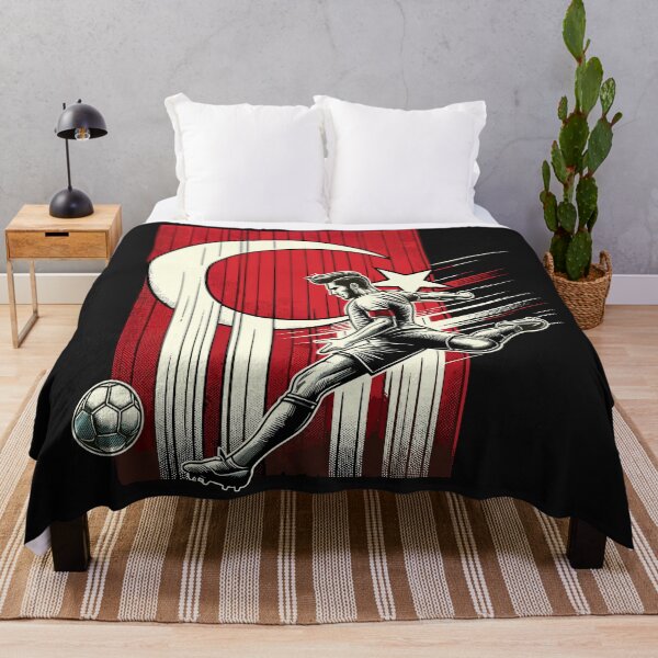 Item preview, Dynamic Turkey Soccer Star in Action - Vector Design designed and sold by SerhiiArt.